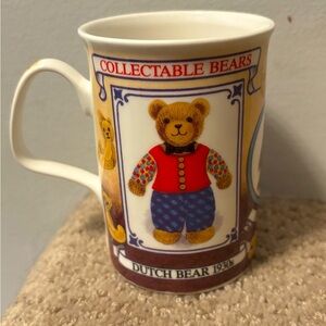 Roy Kirkham Dutch/Swiss/American Bears Bone China Mug 8oz Bear Collectable 1999